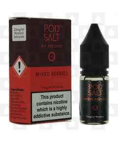 Mixed Berries Nicotine Salt by Pod Salt E Liquid | 10ml Bottles, Nicotine Strength: 11mg (20mg) Nic Salt, Size: 10ml