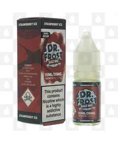 Strawberry Ice Nic Salt by Dr. Frost E Liquid | 10ml Bottles, Nicotine Strength: NS 20mg, Size: 10ml (1x10ml)
