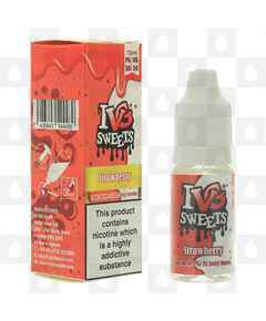 Strawberry Sweets 50/50 by IVG Sweets E Liquid | 10ml Bottles, Nicotine Strength: 3mg, Size: 10ml (1x10ml)