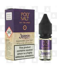 Blueberry Jam Tart​ | Jammin​ by Pod Salt E Liquid | 10ml Bottles, Nicotine Strength: 10mg