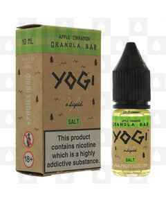 Apple Cinnamon Granola Bar Nic Salt by Yogi E Liquid | 10ml Bottles, Nicotine Strength: 20mg - Out Of Date, Size: 10ml