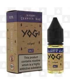 Blueberry Granola Bar Nic Salt by Yogi E Liquid | 10ml Bottles, Nicotine Strength: NS 10mg, Size: 10ml
