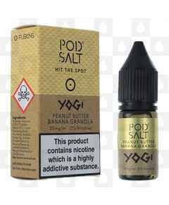 Peanut Butter Banana Granola Bar Nic Salt by Yogi E Liquid | 10ml Bottles, Nicotine Strength: NS 20mg, Size: 10ml