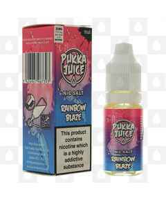 Rainbow Blaze Nic Salt by Pukka Juice | 10ml Bottles, Nicotine Strength: NS 10mg, Size: 10ml (1x10ml)
