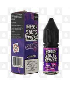 Grape | Chilled by Moreish Salts E Liquid | 10ml Bottles, Nicotine Strength: NS 10mg, Size: 10ml (1x10ml)