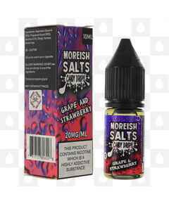 Grape & Strawberry | Candy Drops by Moreish Salts E Liquid | 10ml Bottles, Nicotine Strength: NS 10mg, Size: 10ml (1x10ml)