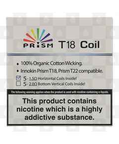 Innokin Prism T18 Replacement Coils (1.5 Ohm Horizontal Coil)
