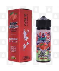 Sour Strawberry Horny Bubblegum by Horny Flava E Liquid 100ml Short Fill