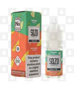 Mango Lime Nic Salt by SQZD Fruit Co E Liquid | 10ml Bottles, Strength & Size: 20mg • 10ml • Out Of Date