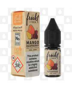 Mango Raspberry Nic Salt by Frukt Cyder E Liquid | 10ml Bottles, Nicotine Strength: NS 10mg, Size: 10ml (1x10ml)