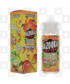 Mango Tango Sour Straws Tropical Thunder by Bazooka E Liquid | 100ml Short Fill