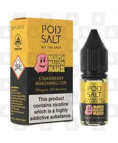 Marshmallow Man III Nic Salt by Pod Salt E Liquid | 10ml Bottles, Nicotine Strength: NS 20mg, Size: 10ml