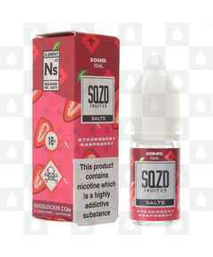 Strawberry Raspberry Nic Salt by SQZD Fruit Co E Liquid | 10ml Bottles, Nicotine Strength: NS 10mg, Size: 10ml (1x10ml)