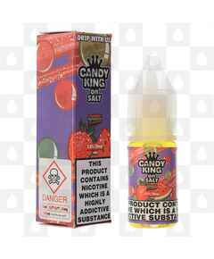 Strawberry Watermelon Bubblegum | On Salt by Candy King E Liquid | 10ml Bottles, Nicotine Strength: NS 20mg, Size: 10ml (1x10ml)