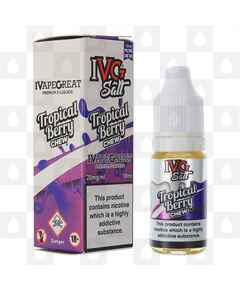 Tropical Berry Chew by IVG Salt E Liquid | 10ml Bottles, Nicotine Strength: NS 10mg, Size: 10ml