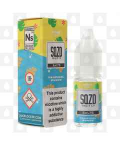 Tropical Punch Nic Salt by SQZD Fruit Co E Liquid | 10ml Bottles, Nicotine Strength: NS 20mg, Size: 10ml (1x10ml)