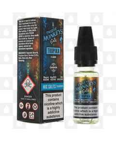 Tropika Nic Salt by Twelve Monkeys E Liquid | 10ml Bottles, Nicotine Strength: NS 20mg, Size: 10ml (1x10ml)