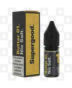Butter 01 Nic Salt by Supergood E Liquid | 10ml Bottles, Nicotine Strength: NS 20mg, Size: 10ml (1x10ml)