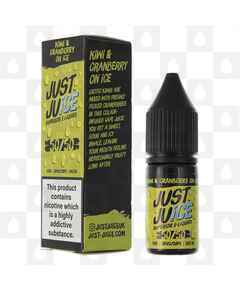 Kiwi & Cranberry On Ice by 50/50 | Just Juice E Liquid | 10ml Bottles, Nicotine Strength: 12mg, Size: 10ml (1x10ml)
