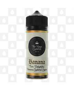 Banana Custard by The Kings Custard | 100ml Shortfill, Size: 100ml (120ml Bottle)