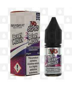 Berry Medley 50/50 by IVG Desserts E Liquid | 10ml Bottles, Nicotine Strength: 12mg, Size: 10ml (1x10ml)
