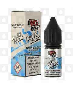 Blueberg Burst by IVG Salt E Liquid | 10ml Bottles, Nicotine Strength: NS 20mg, Size: 10ml (1x10ml)