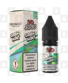 Green Mint 50/50 by IVG E Liquid | 10ml Bottles, Strength & Size: 03mg • 10ml