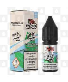 Iced Mint 50/50 by IVG E Liquid | 10ml Bottles, Strength & Size: 06mg • 10ml • Out Of Date