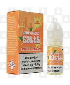 Orange Marmalade Nic Salt by Jam Vape Co E Liquid | 10ml Bottles, Strength & Size: 10mg • 10ml