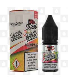 Tropical Ice Blast 50/50 by IVG Desserts E Liquid | 10ml Bottles, Nicotine Strength: 12mg, Size: 10ml (1x10ml)