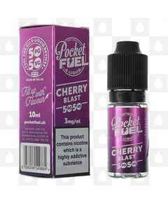 Cherry Blast 50/50 by Pocket Fuel E Liquid | 10ml Bottles, Nicotine Strength: 12mg, Size: 10ml (1x10ml)