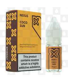 Coco Sun Nic Salt by Nexus E Liquid | 10ml Bottles, Nicotine Strength: NS 20mg, Size: 10ml