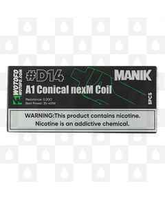 Wotofo Manik Coils, Ohms: Manik Coil D14 A1 nexM (35-40w)