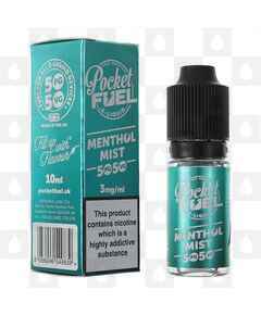 Menthol Mist 50/50 by Pocket Fuel E Liquid | 10ml Bottles, Nicotine Strength: 3mg, Size: 10ml (1x10ml)