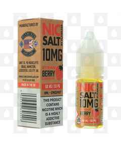 Strawberry | Nic Salt by Flawless E Liquid | 10ml Bottles, Nicotine Strength: NS 10mg, Size: 10ml