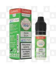 Apple Sours by Dinner Lady 50/50 E Liquid | 10ml Bottles, Nicotine Strength: 3mg, Size: 10ml (1x10ml)