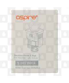 Aspire Nautilus Prime X Replacement Pod, Coil Type: Nautilus BVC (Coil not included)