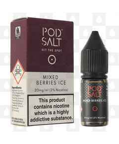 Mixed Berries Ice Nic Salt by Pod Salt E Liquid | 10ml Bottles, Strength & Size: 11mg • 10ml