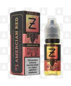 No1 | American Red Tobacco by Zeus Juice E Liquid | 10ml Bottles, Strength & Size: 12mg • 10ml