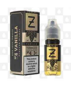 No4 | Vanilla Tobacco by Zeus Juice E Liquid | 10ml Bottles, Strength & Size: 03mg • 10ml • Out Of Date