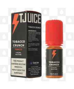 Tobacco Crunch by T-Juice E Liquid | 10ml Bottles, Strength & Size: 00mg • 10ml • Out Of Date