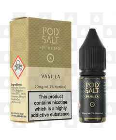 Vanilla Nic Salt by Pod Salt E Liquid | 10ml Bottles, Strength & Size: 10mg • 10ml