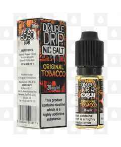Original Tobacco Nic Salt by Double Drip E Liquid | 10ml Bottles, Strength & Size: 10mg • 10ml