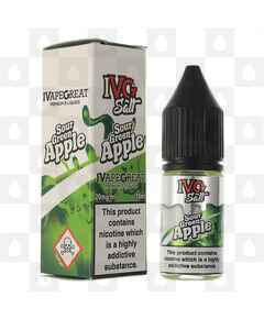 Sour Green Apple by IVG Salt E Liquid | 10ml Bottles, Strength & Size: 10mg • 10ml