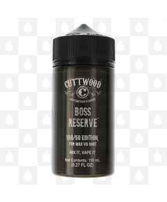 Boss Reserve by Cuttwood E Liquid | 50ml & 100ml Short Fill, Strength & Size: 0mg • 150ml (180ml Bottle)