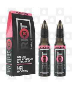 Deluxe Passionfruit & Rhubarb | Black Edition By Riot Squad E Liquid | 100ml Short Fill