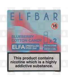 Elf Bar Elfa | Blueberry Cotton Candy 20mg Pods