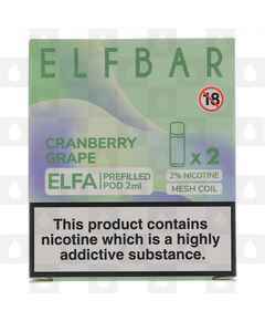 Elf Bar Elfa | Cranberry Grape 20mg Pods