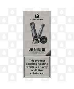 Lost Vape UB Mini Replacement Coils, Ohm: Lost Vape UB Mini Replacement Coils - S2 1.0 Ohm Mesh