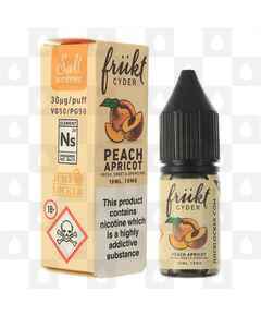 Peach Apricot Nic Salt by Frukt Cyder E Liquid | 10ml Bottles, Strength & Size: 10mg • 10ml